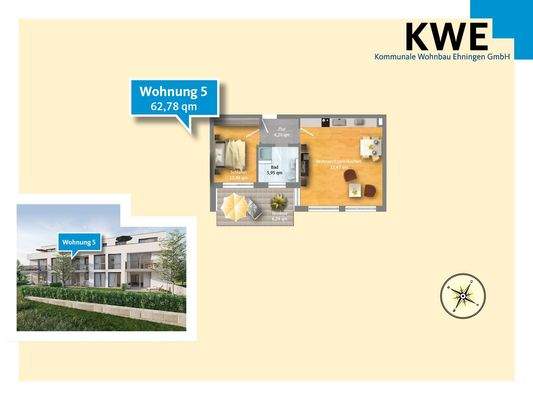 Grundriss Wohnung Nr. 5