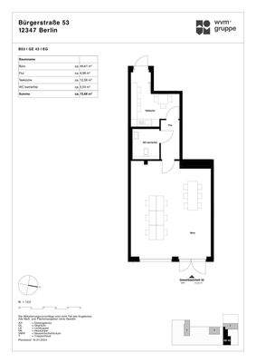 Grundriss Gewerbe WE43
