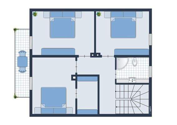Grundriss Dachgeschoss bereinigt