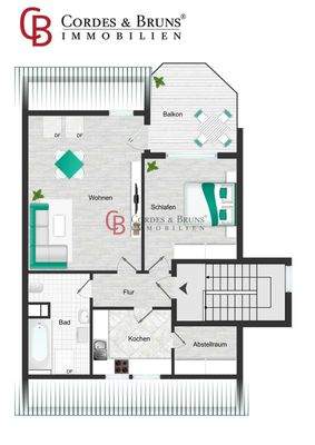 Grundriss Auf den Rathen 1C  WE 3