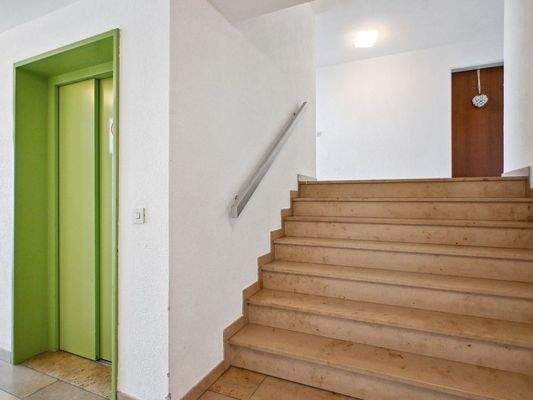 Treppenhaus-Eingang