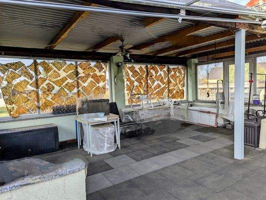 Wintergarten über Garage