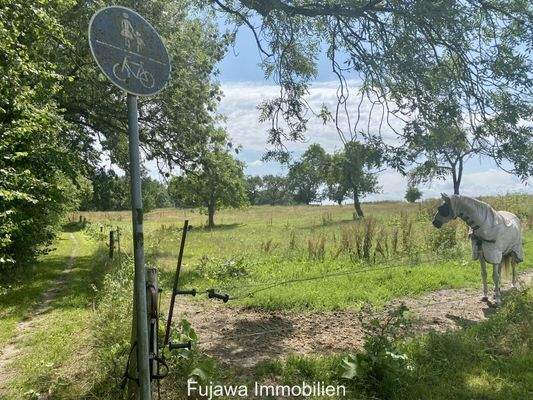 Weg zum Badestrand Groß Kelle
