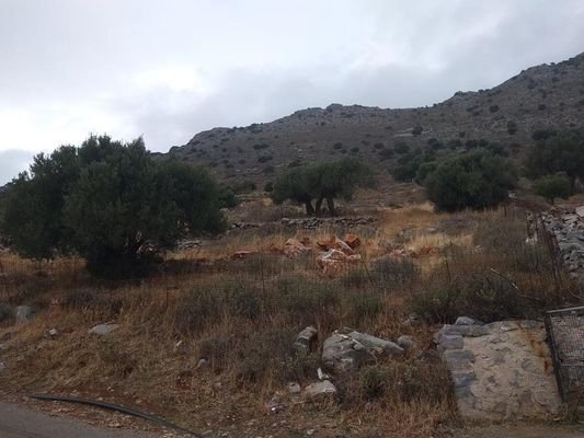 Großes Baugrundstück mit Meerblick in Chavgas, Elounda