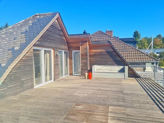 Dachterrasse mit tollem Rund-um Blick