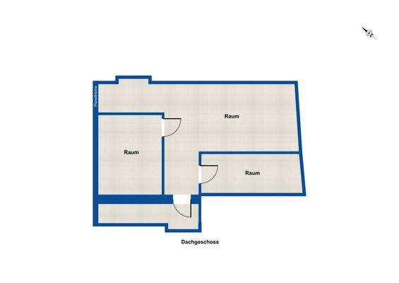 Grundriss Dachboden