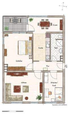 Grundriss Wohnung Nr. 4
