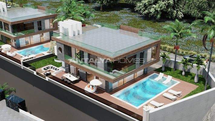 Sea-View Villas with a Private Pool in Alanya Antalya
