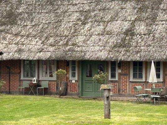 Haupthaus unter Reet ein Idyll