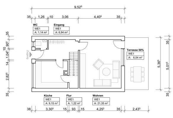 Grundriss Erdgeschoss