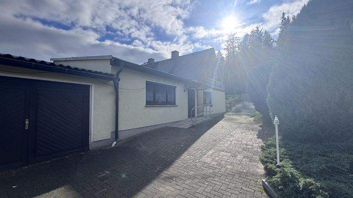 Blick Richtung Straße