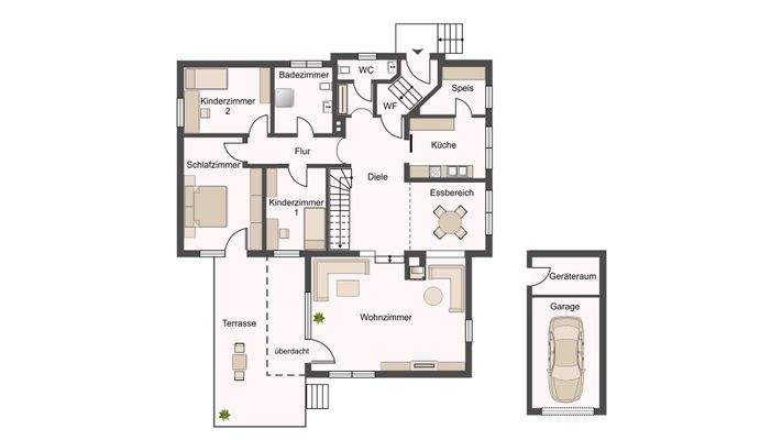 Grundriss Erdgeschoss 