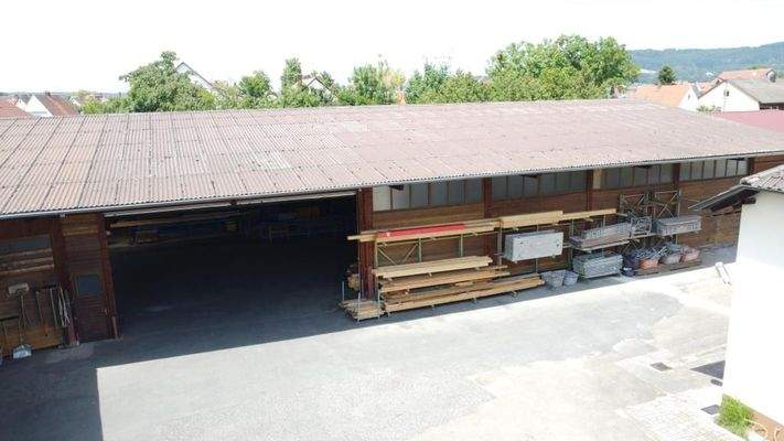 Außenlager durch Vordach