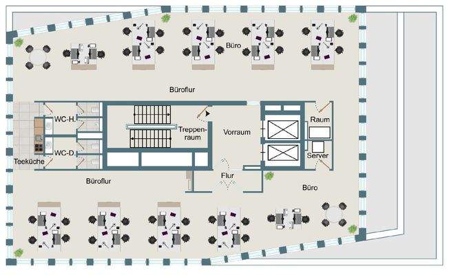 8. - 10. Obergeschoss