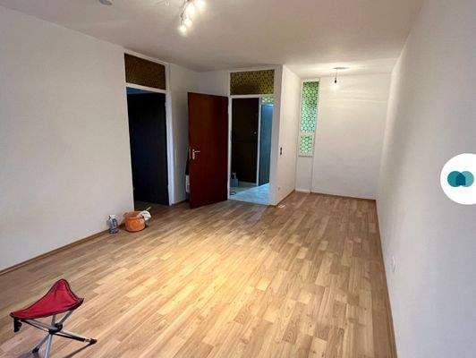 Ansicht IV: Wohn- und Essbereich