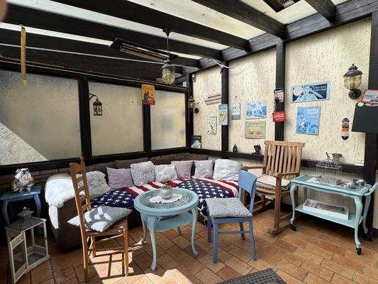 Überdachte Terrasse