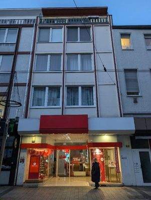 Frontansicht am Abend