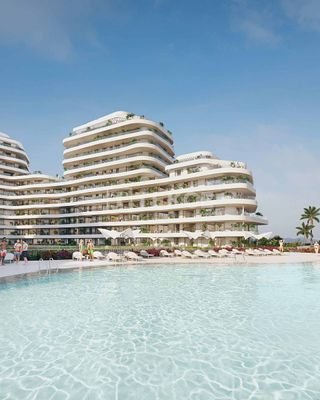 New Apartments with Sea View in Malaga Termica Beach Project