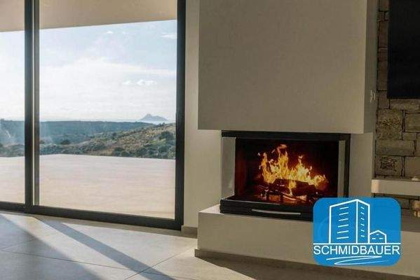 Kreta, Kamilari: Luxusvilla mit herrlicher Aussicht in traumhafter Lage zu verkaufen