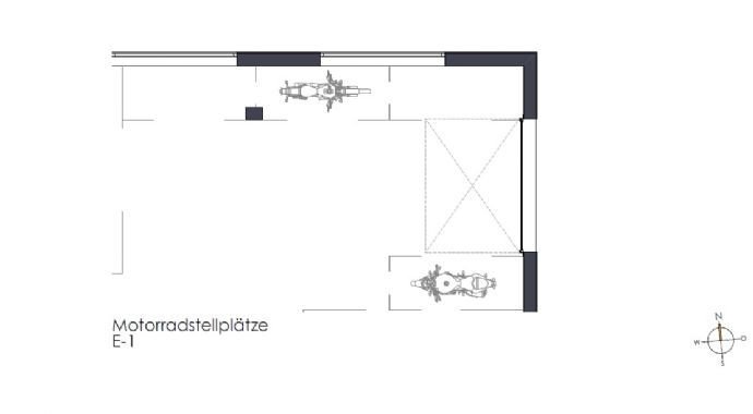 Motorradstellplätze Ebene -1