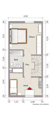 Raumaufteilung Obergeschoss