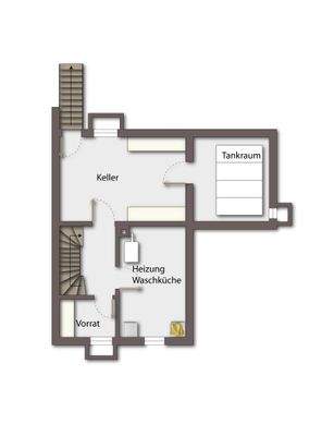 Grundriss Untergeschoss