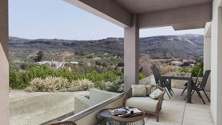 Kreta, Drakona: Neubau-Projekt! Einfamilienhaus mit Pool zu verkaufen