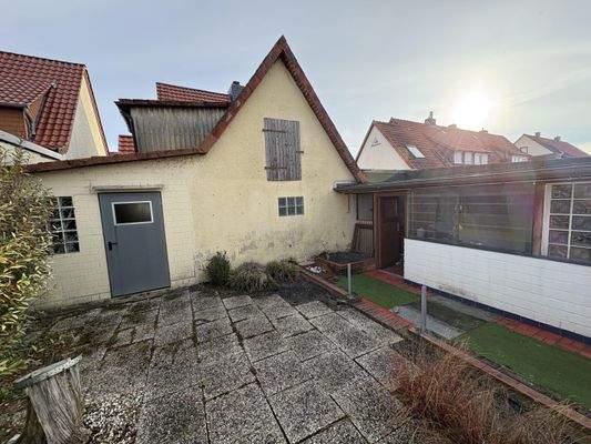 Rückansicht mit Innenhof