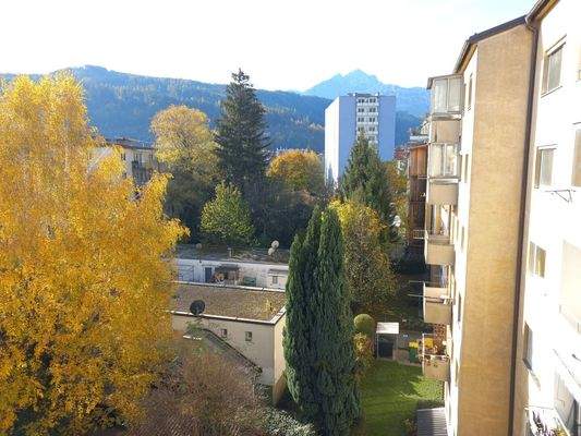Ausblick Balkon in Richtung Westen