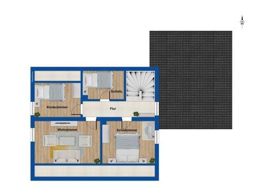 Grundriss Obergeschoss