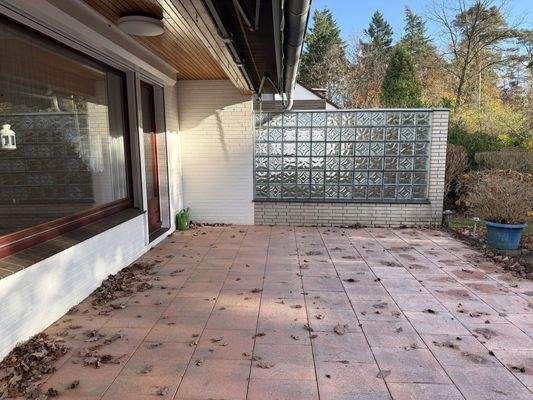 große Süd- West Terrasse