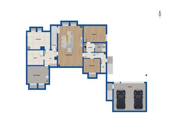 Grundriss Untergeschoss