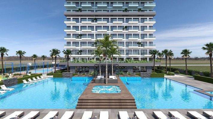 New Apartments Close to the Beach in Mahmutlar Alanya