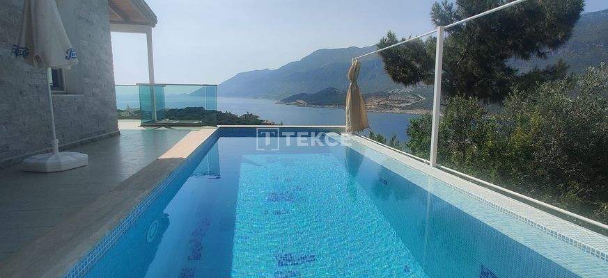 Furnished 2-Bedroom Villas for Investment in Antalya Kaş