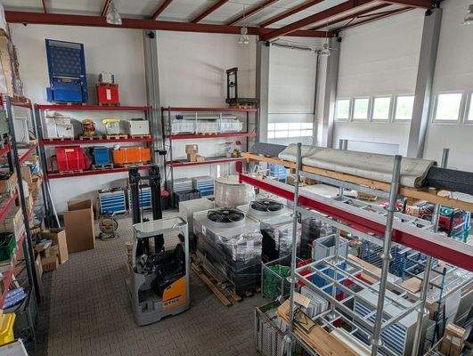 Lagerhalle Innenansicht