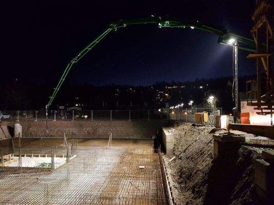 hier wurde Tag- und Nacht gearbeitet