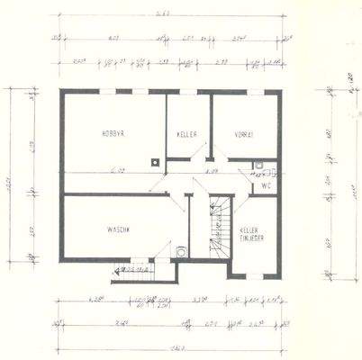 Grundriss Kellergeschoss