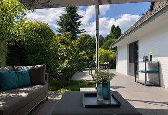 Seitensicht Terrasse
