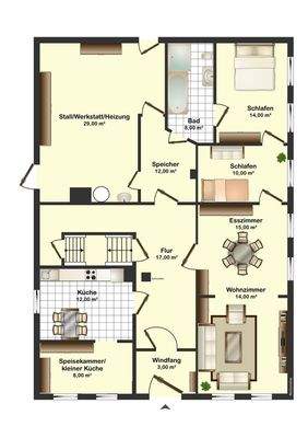 Grundriss Erdgeschoss