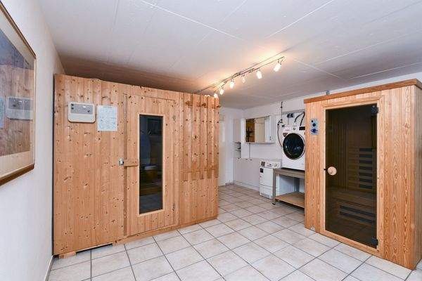 Sauna und Infrarotkabine, Untergeschoss