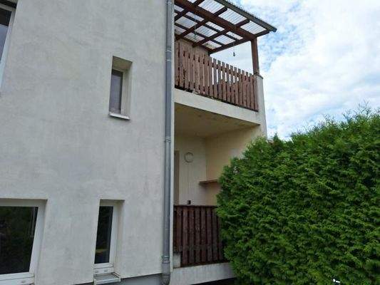 K800_Rückfassade mit Balkonen