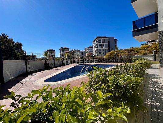 Sea View Apartment within Social Activities in Alanya