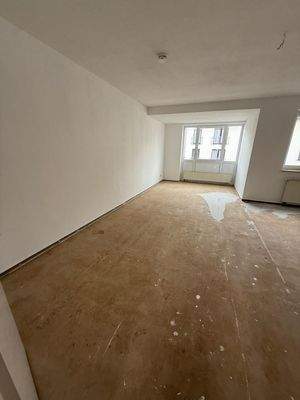 Wohnzimmer vor der Renovierung