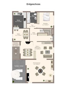 Grundriss Erdgeschoss 