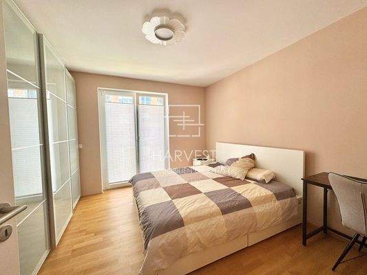 Einblick in das Schlafzimmer