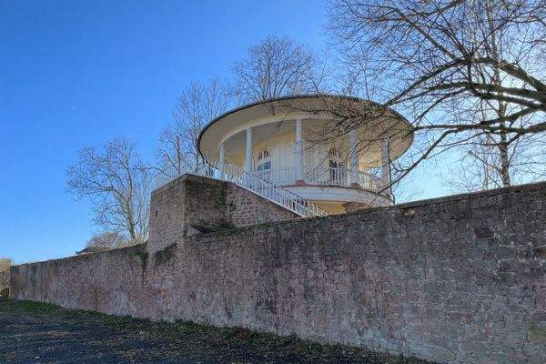 Blick vom Grundstück 