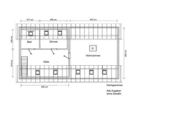 Grundriss Obergeschoss