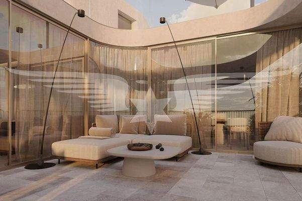 Visualisierte Terrasse