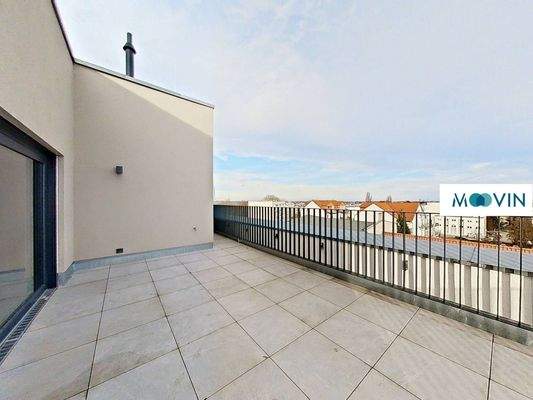 Großzügige Dachterrasse