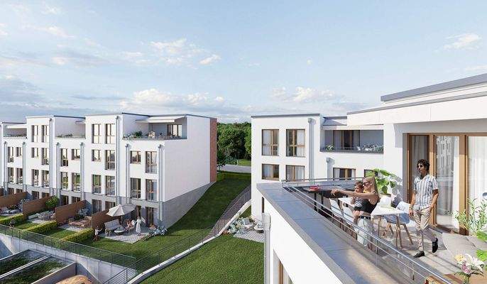 Moderne und energieeffiziente Reihenhäuser